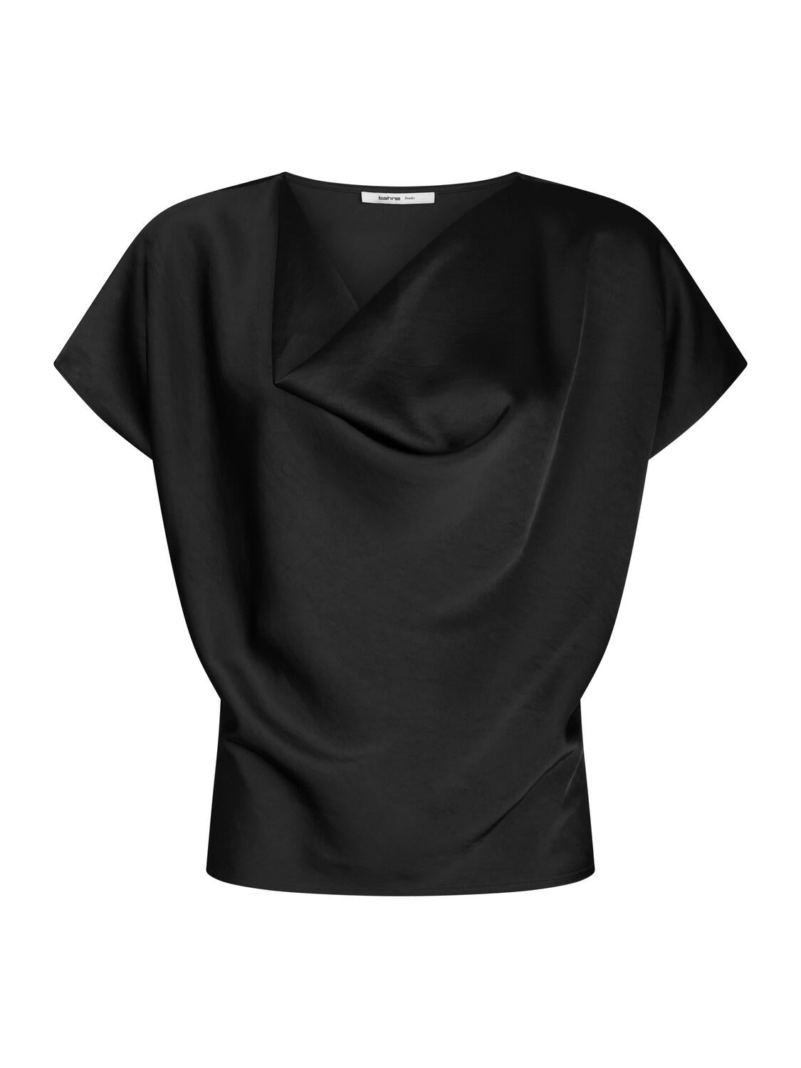 Minabeth Satin bluse - sort